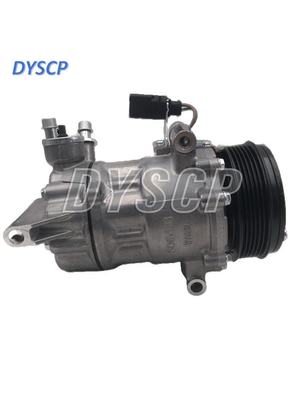 6PK Variable Displacement Automotive AC Compressor 6RD820803C For Jetta Polo 1.4 Fabia 2